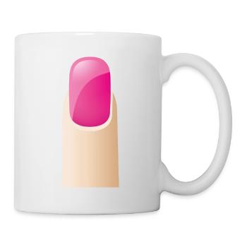 Smiley Fingernail - Mug - white - Right