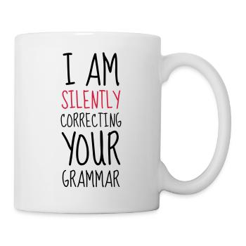 Grammar - Humor - Funny - Joke - Friend - Mug blanc - blanc - Droite