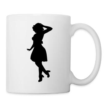 Fashion woman - Mug blanc - blanc - Droite