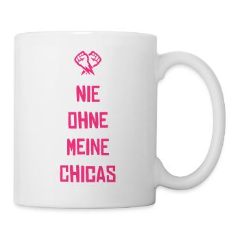 nie ohne chicas - Tasse - Weiß - Rechts