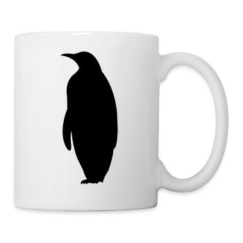 pinguin - Mug blanc - blanc - Droite