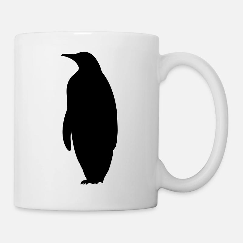 pinguin - Tasse - Weiß
