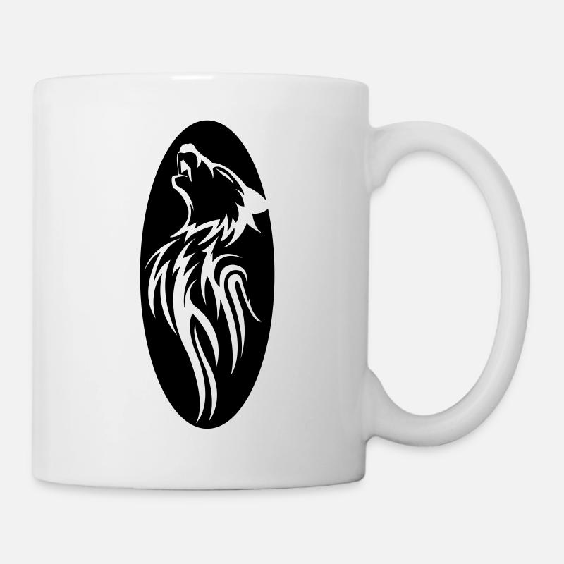 wolf - Tasse - Weiß