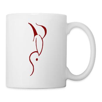 Devil red - Mug - white - Right