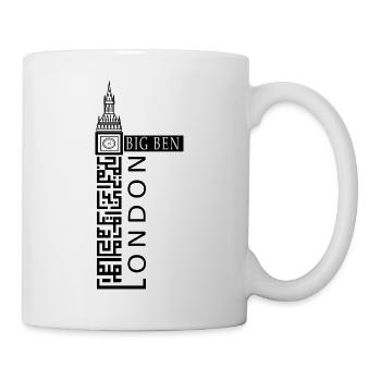 Big Ben London kufic Calligraphy - Mug blanc - blanc - Droite