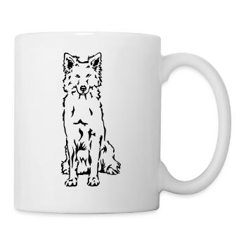White Shepherd Dog Berger Blanc Suisse - Mug - white - Right