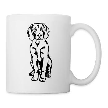 Chien de sueur de montagne bavarois - Mug blanc - blanc - Droite