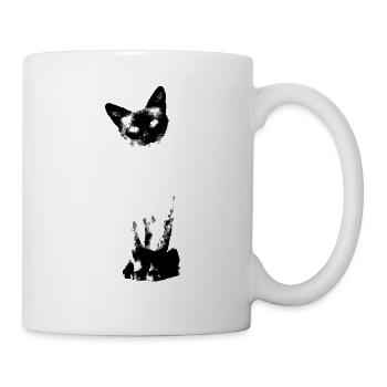 Siamkatze - Tasse - Weiß - Rechts