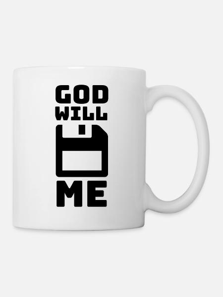 god will save me - Mug - white