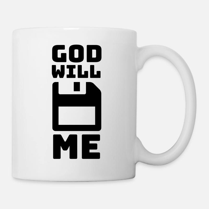 Dieu me sauvera - Mug blanc - blanc