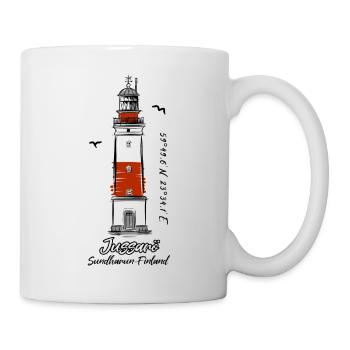 JUSSARÖ LIGHTHOUSE Marine textiles and gifts - Mug - white - Right
