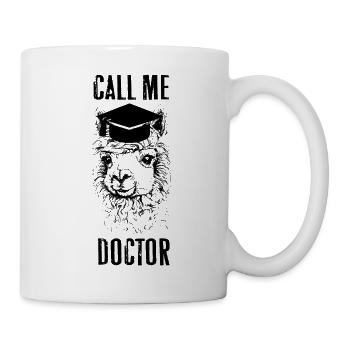 Call me doctor Phd Student cadeau - Mug blanc - blanc - Droite