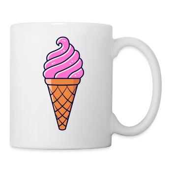 SOFTEIS EISCREME EISBECHER WAFFELEIS GIFT IDEA - Mug - white - Right