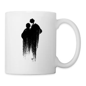 couple embrace - Mug - white - Right