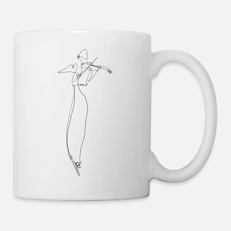 Violinist - Mug - white
