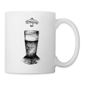 Bière - Mug blanc - blanc - Droite