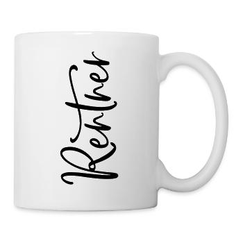 Rentner Ruhestand Rente (Farbe änderbar) - Tasse - Weiß - Rechts
