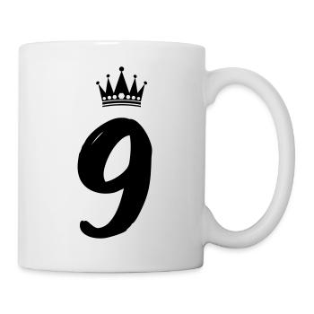 9 Krone - Tasse - Weiß - Rechts