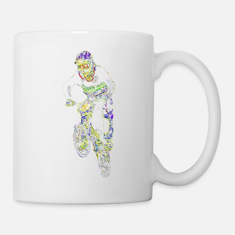 bmx - Mug blanc - blanc
