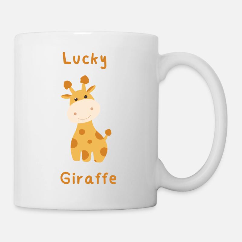 Girafe chanceuse - Mug blanc - blanc