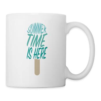 Summer is Here - Tasse - Weiß - Rechts