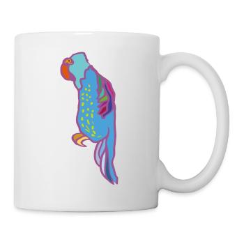 ara papagei - Tasse - Weiß - Rechts