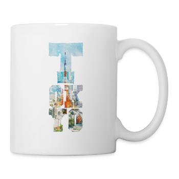 TOKYO TOWER FONT AQUARELL - Tasse - Weiß - Rechts