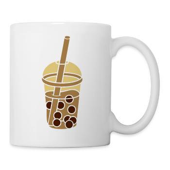 Design Comic Bubble Tea - Tasse - Weiß - Rechts