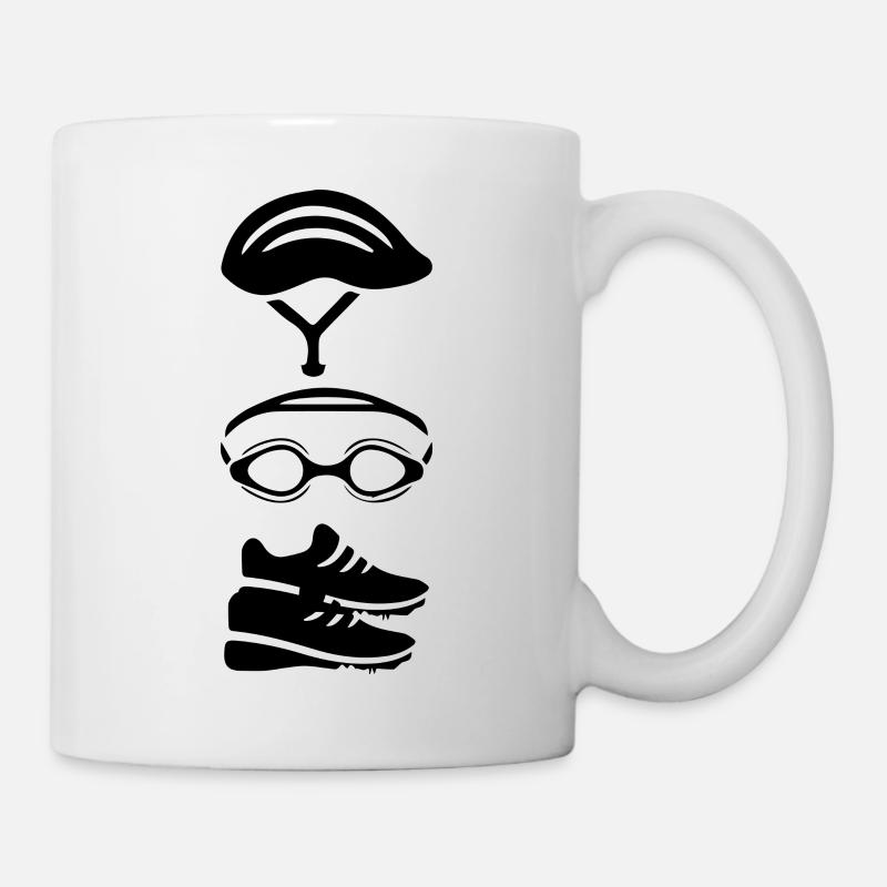 triathlon - Mug blanc - blanc