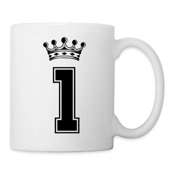 1 Krone - Tasse - Weiß - Rechts