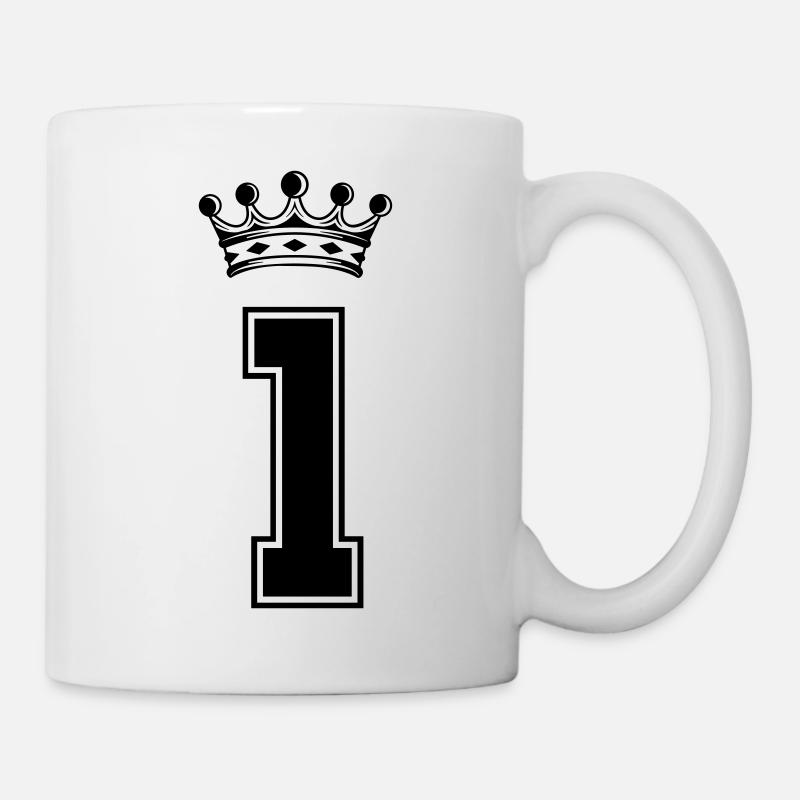 1 couronne - Mug blanc - blanc