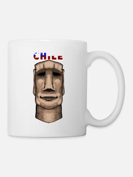 Ostern Chile - Tasse - Weiß
