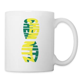 Chemnitz Germany City Skyline Font Colorful - Mug - white - Right