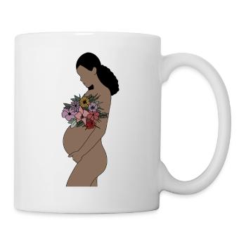 Schwangere - Tasse - Weiß - Rechts