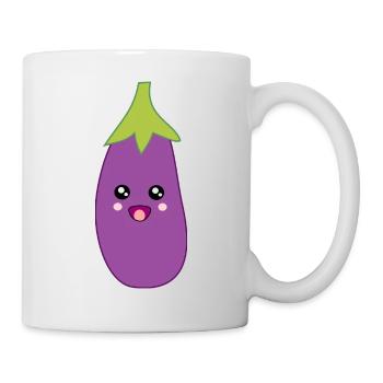 Aubergine Légume Costume Carnaval Carnaval - Mug blanc - blanc - Droite