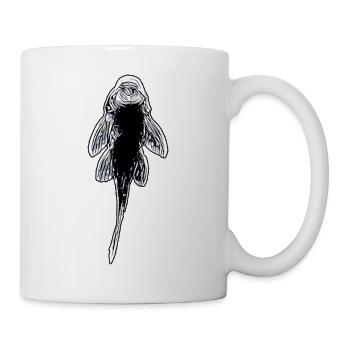 Funny Gold Nugget Plecostomus Tropical Fish Keeper - Mug - white - Right