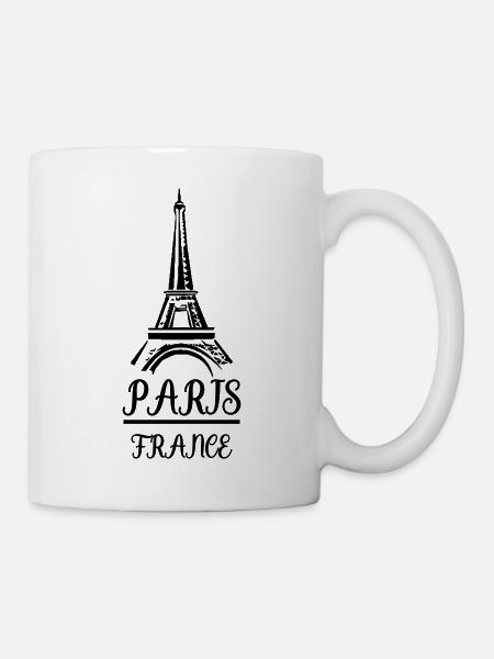 Paris France - Mug - white