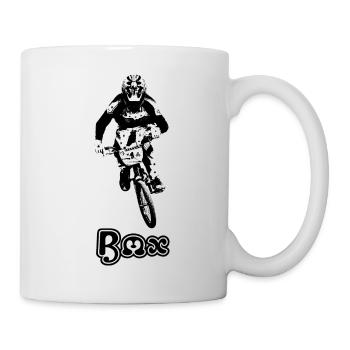 bmx race racing atv motocross - Mug - white - Right