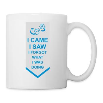 Je suis venu voir oublier - Mug blanc - blanc - Droite