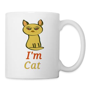 Katze - Tasse - Weiß - Rechts