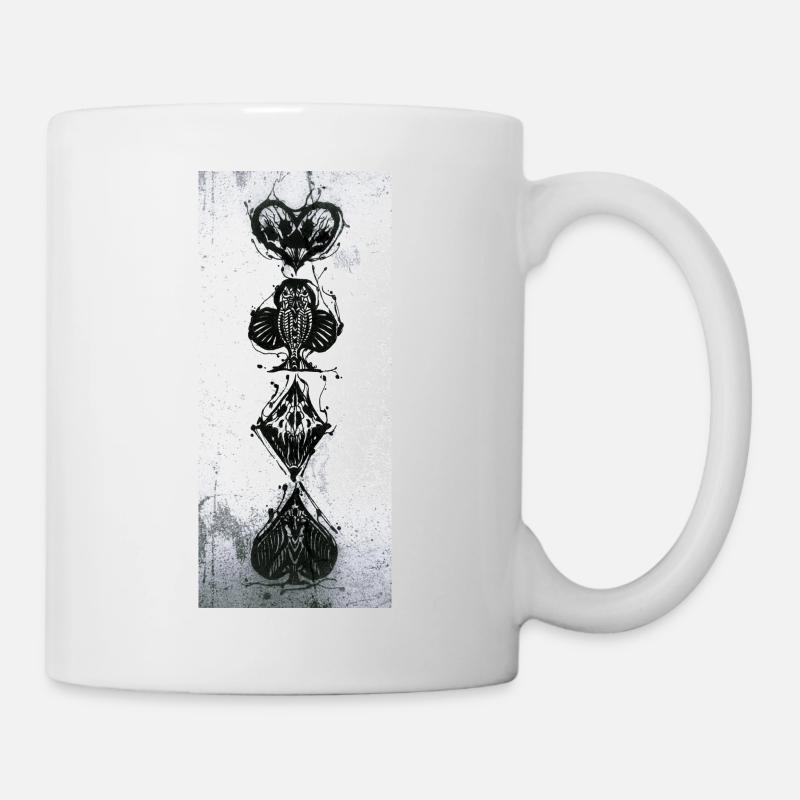 SkatDunkel - Tasse - Weiß