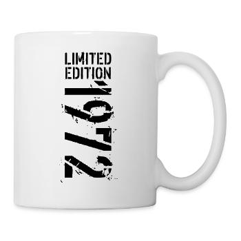 LIMITED EDITION 1972 NOIR - Mug blanc - blanc - Droite