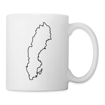Schweden Suède - Mug blanc - blanc - Droite