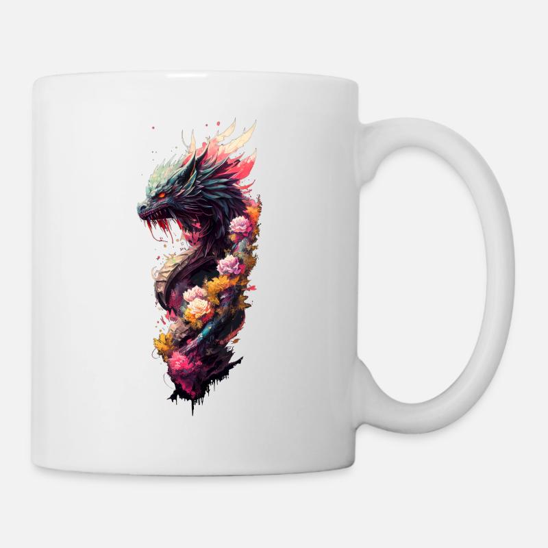 Japanese dragon - Mug - white