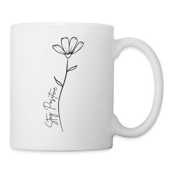 Stay Positive Flower - Mug - white - Right