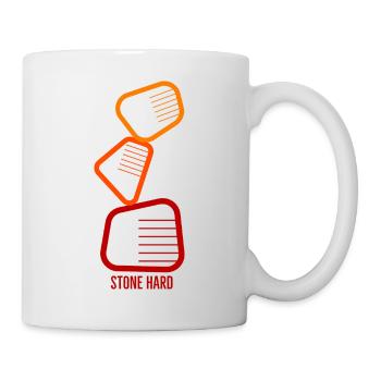 Stone hard - Tasse - Weiß - Rechts