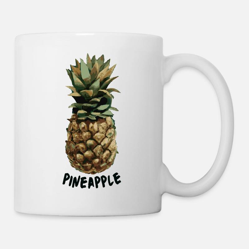 Ananas - Tasse - Weiß