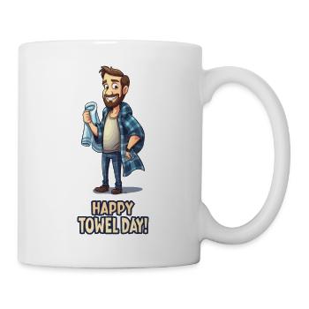 Happy Towel Day! - Mug - white - Right