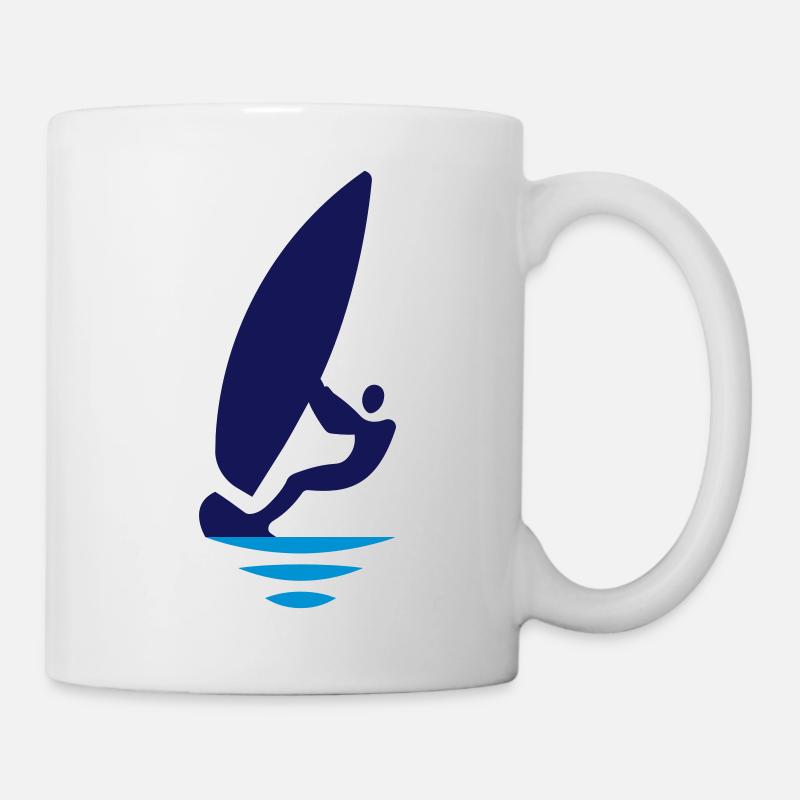 Windsurfer Logo - Mug - white