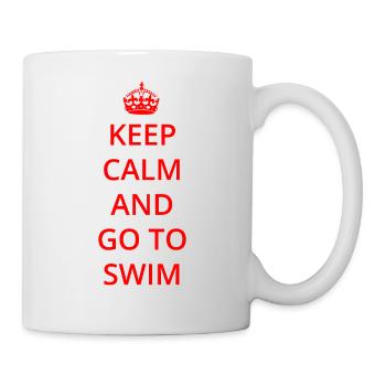 Triathlon Swim Bike Run Marathon - Tasse - Weiß - Rechts